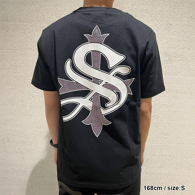 CROSS TEE BLACK & PINK -BLACK × PINK-