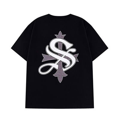 CROSS TEE BLACK & PINK -BLACK × PINK-