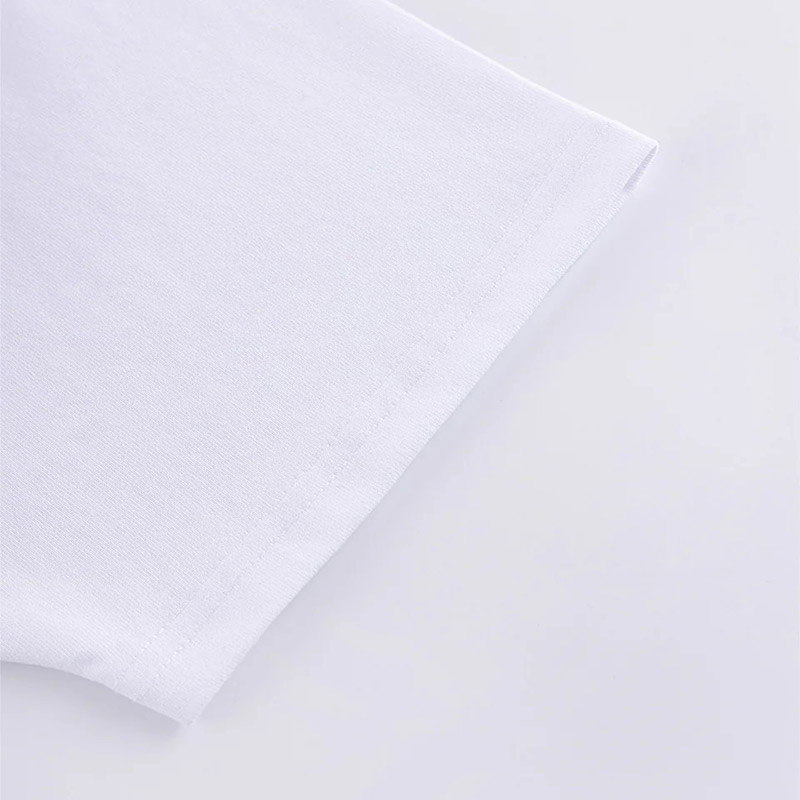 CROSS TEE WHITE & BLACK -WHITE-