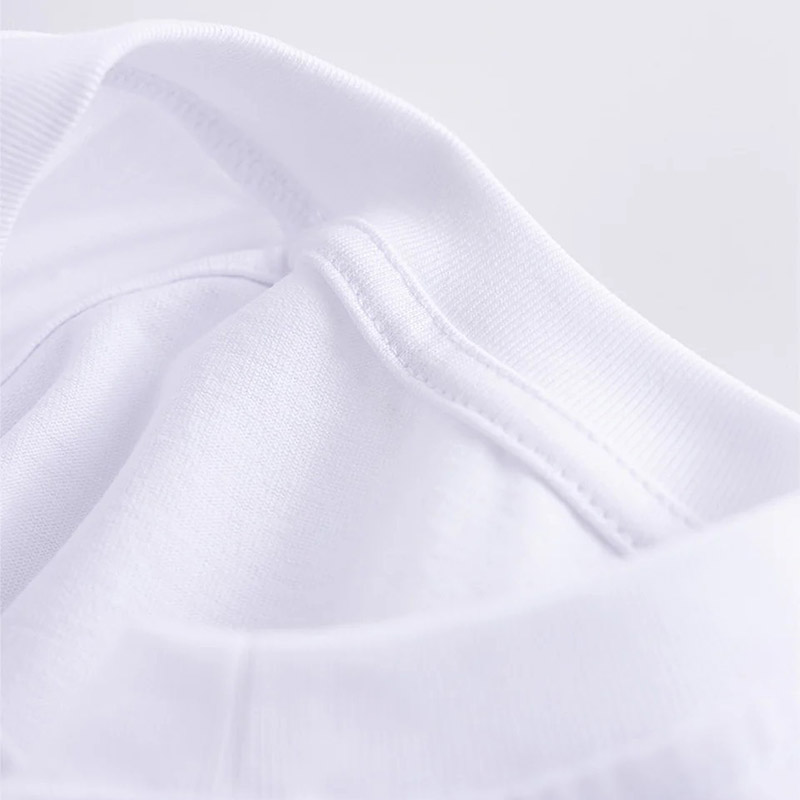 CROSS TEE WHITE & BLACK -WHITE-