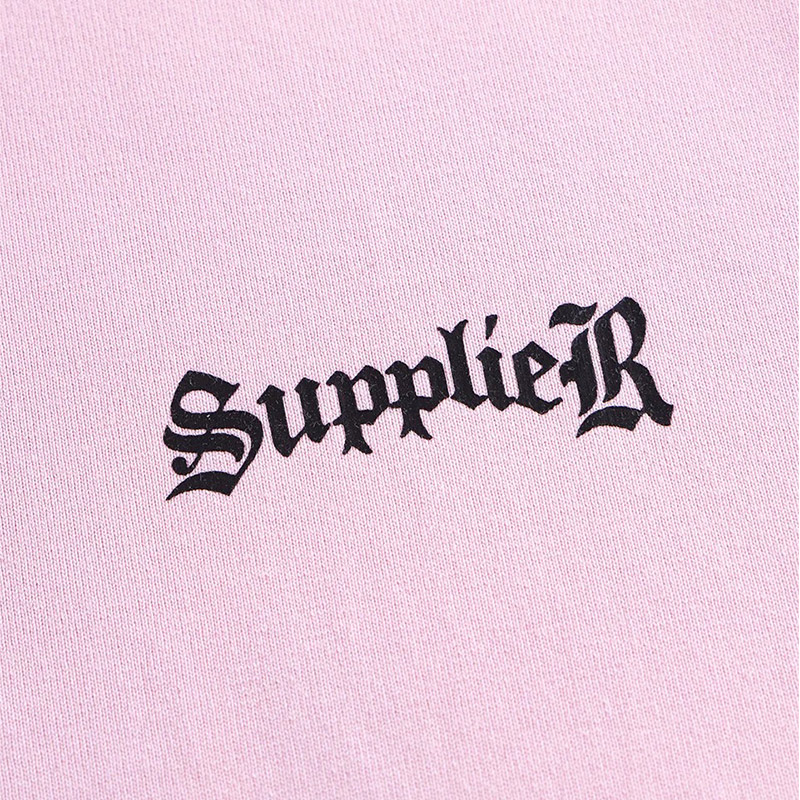 CROSS TEE PINK & BLACK -PINK-