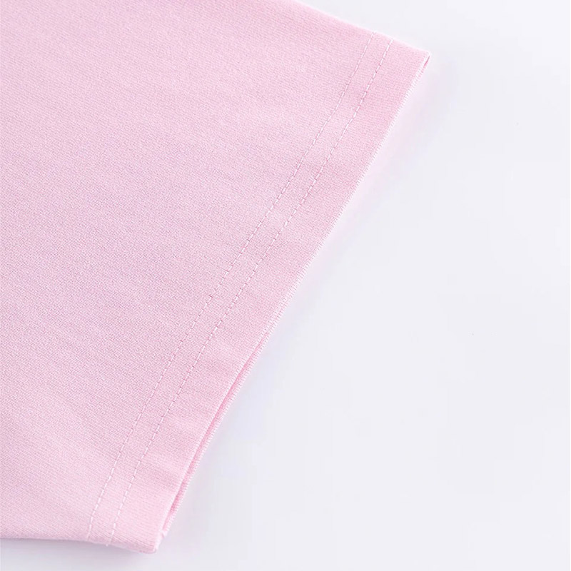 CROSS TEE PINK & BLACK -PINK-