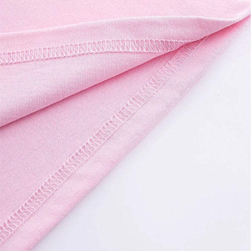 CROSS TEE PINK & BLACK -PINK-