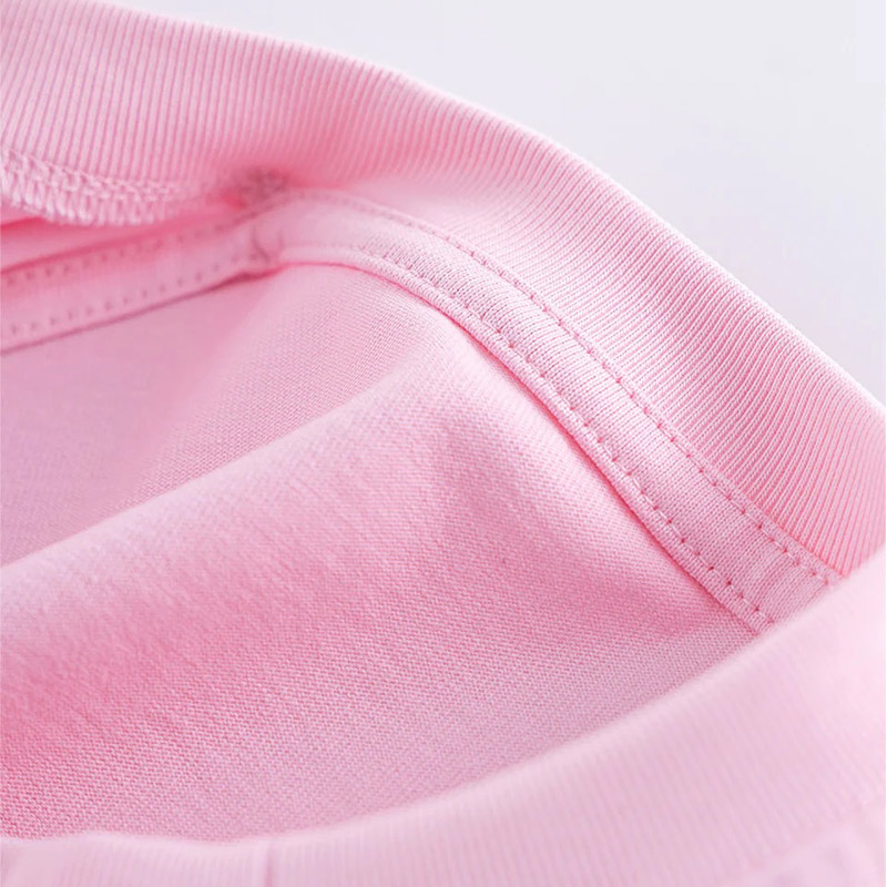 CROSS TEE PINK & BLACK -PINK-