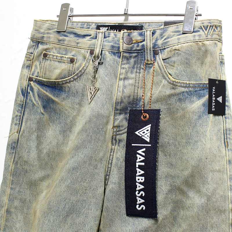 ICELAND DENIM SHORTS -USED BLUE DENIM-