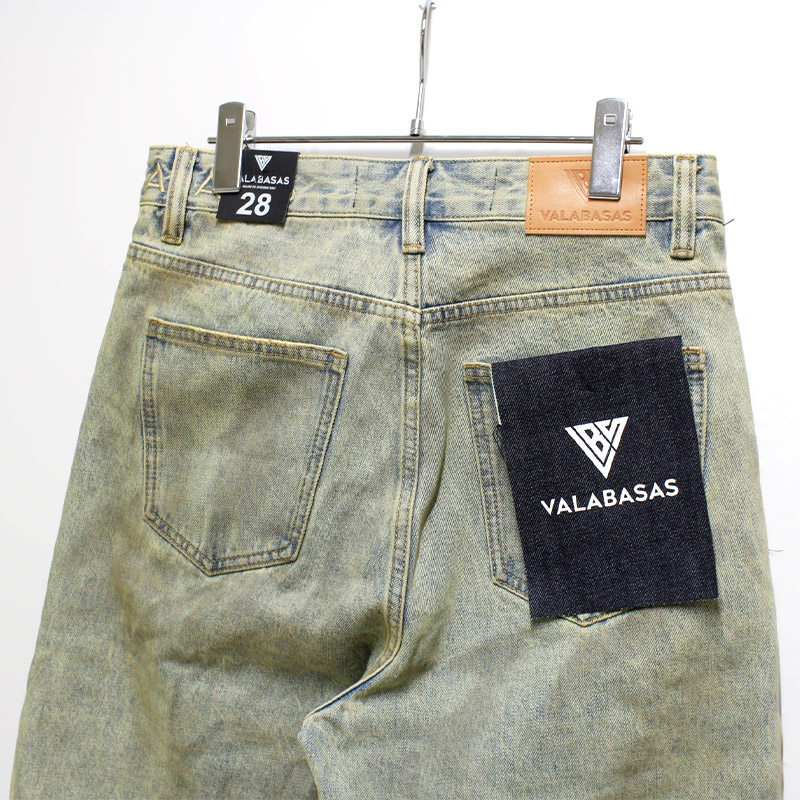 ICELAND DENIM SHORTS -USED BLUE DENIM-