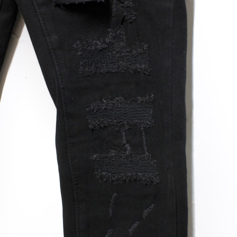 LEADER SKINNY DENIM -BLACK-