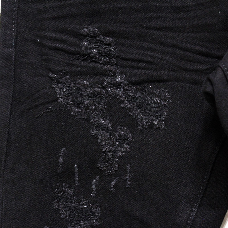 LEADER SKINNY DENIM -BLACK-