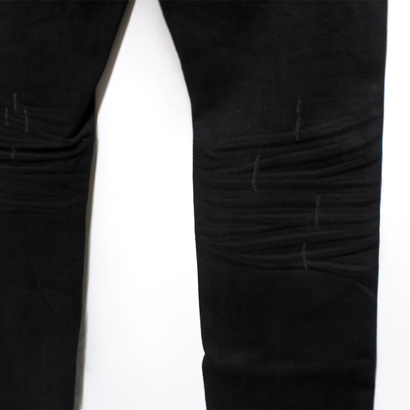 LEADER SKINNY DENIM -BLACK-