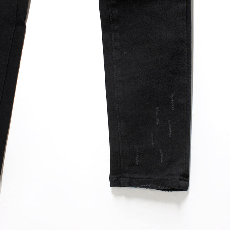 LEADER SKINNY DENIM -BLACK-