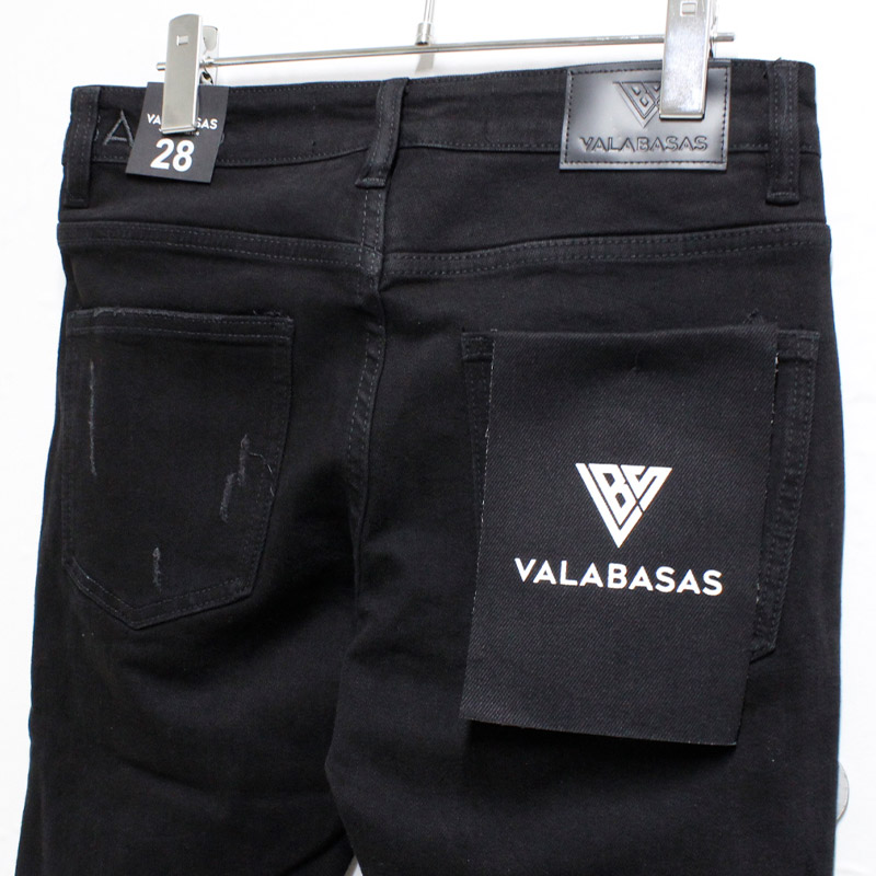 LEADER SKINNY DENIM -BLACK-