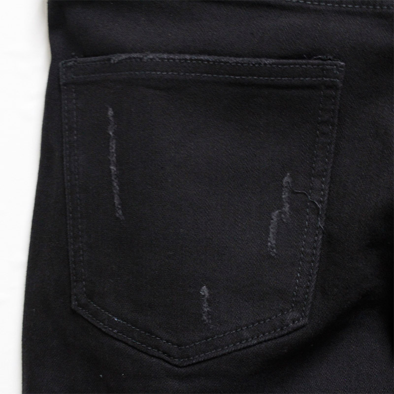 LEADER SKINNY DENIM -BLACK-