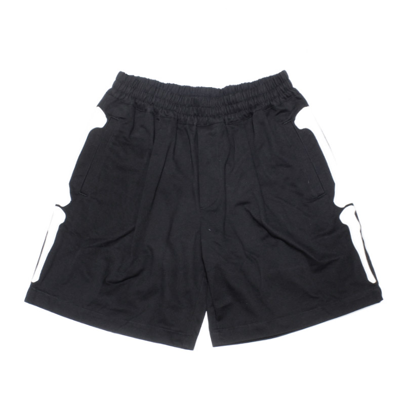 SINGLE TUCK SHORTS -BLACK-