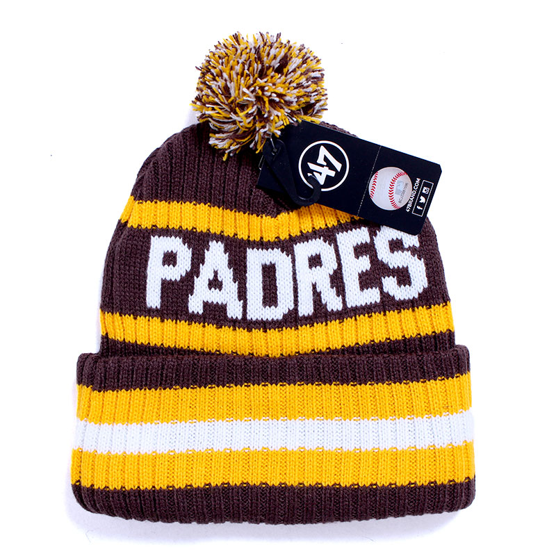 PADRES BERING'47 CUFF KNIT -BROWN-