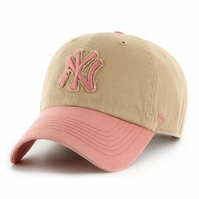 YANKEES CANYON CARAVAN '47 CLEAN UP -KHAKIxPINK-