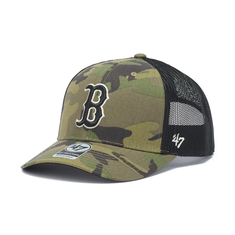 RED SOX CAMO TRUCKER -CAMO-