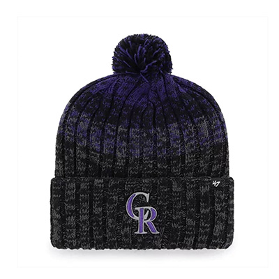 ROCKIES CASCADE CUFF KNIT -BLACK-