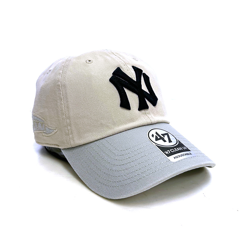 YANKEES COOPERSTOWN GRAND STAND '47 CLEAN UP -BONE×GREY-