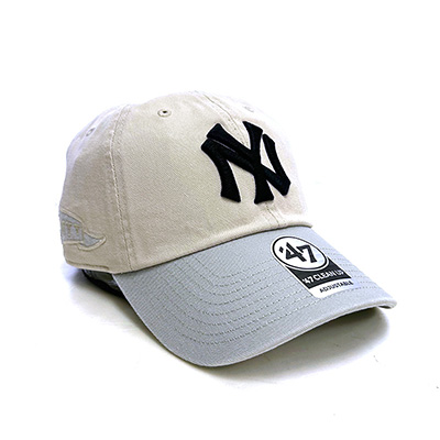 YANKEES COOPERSTOWN GRAND STAND '47 CLEAN UP -BONE×GREY-