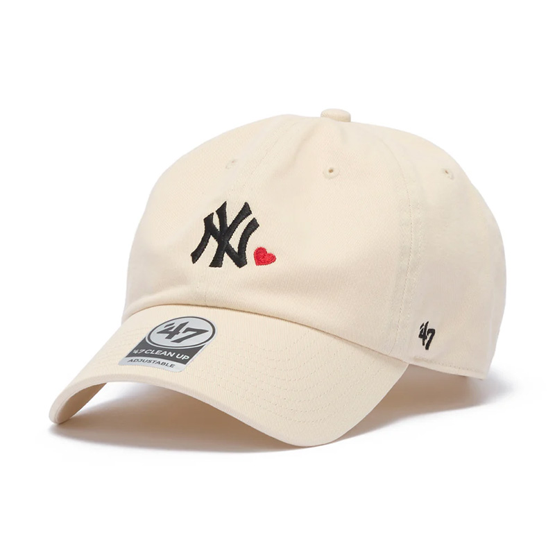 YANKEES MINI HEART CLEAN UP -WHITE