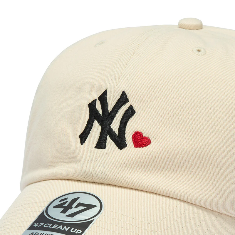 YANKEES MINI HEART CLEAN UP -WHITE