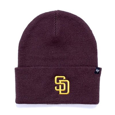 PADRES HAYMAKER'47 CUFF KNIT -BROWN-