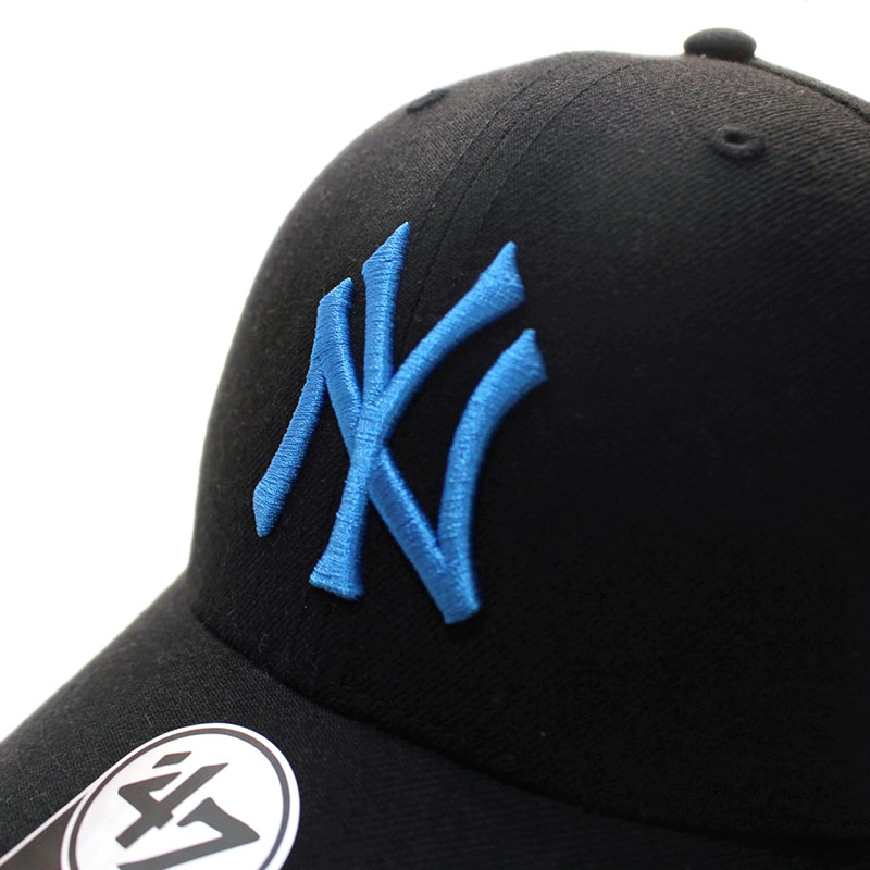 47(フォーティーセブン)/ YANKEES SNAPBACK'47 MVP -BLACK×NEON BLUE