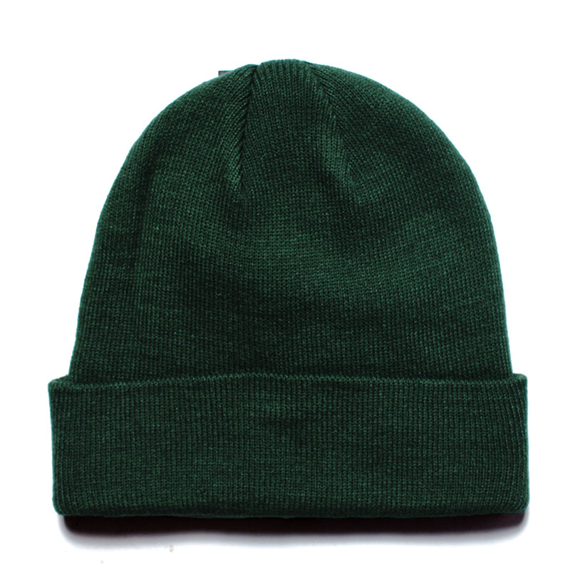 DODGERS RAISED'47 CUFF KNIT -DARK GREEN-