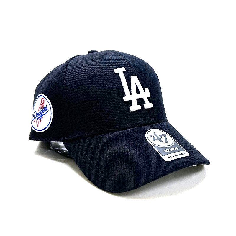 DODGERS SURE SHOT SNAPBACK '47 MVP -BLACK×WHITE-