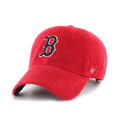 RED SOX THICK CORDUROY '47 CLEAN UP -RED-