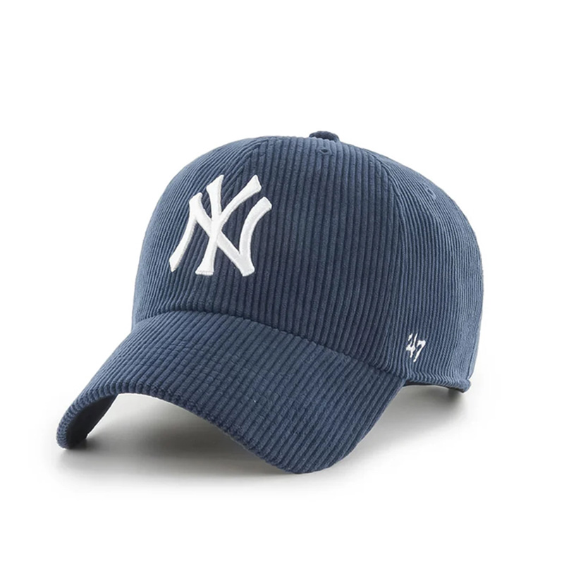 YANKEES THICK CORDUROY '47 CLEAN UP -NAVY-