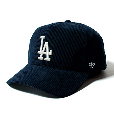 DODGERS THICK CORDUROY'47 HITCH -NAVY-