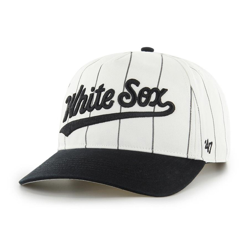 WHITE SOX DOUBLE HEADER PINSTRIPE '47 HITCH -WHITExBLACK-