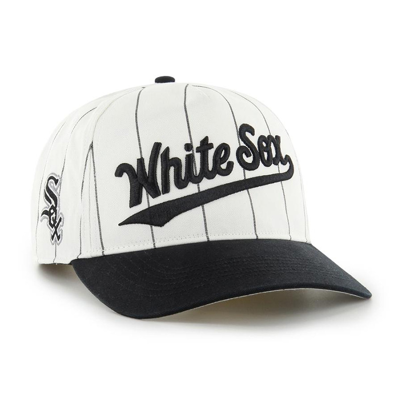 WHITE SOX DOUBLE HEADER PINSTRIPE '47 HITCH -WHITExBLACK-