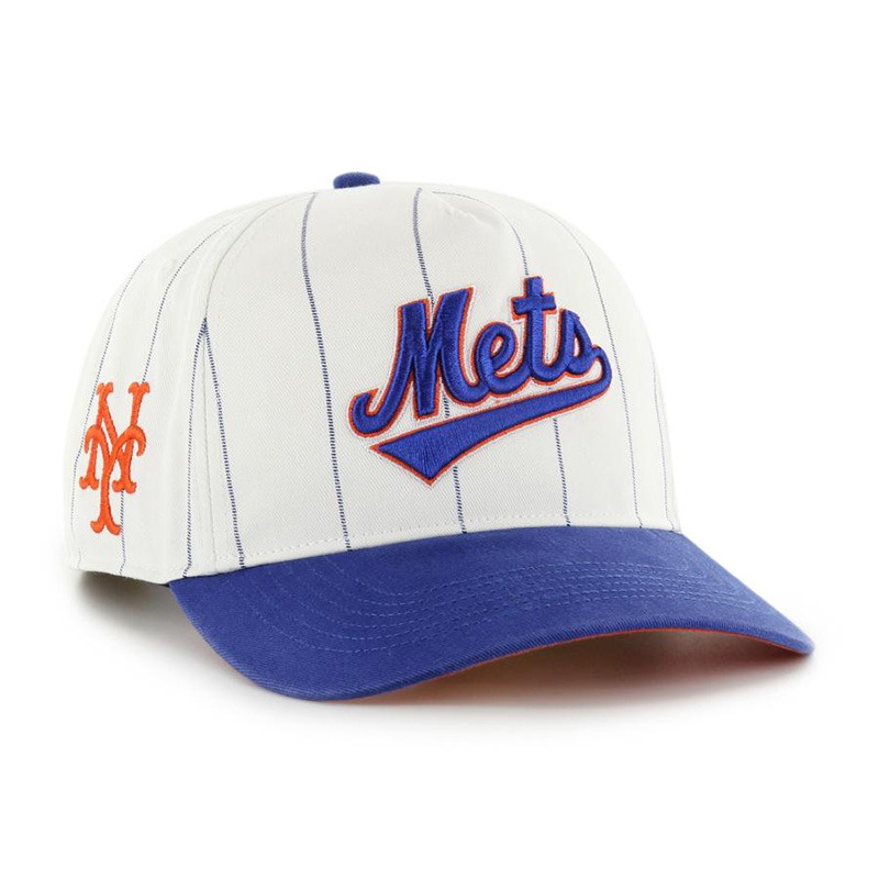 METS DOUBLE HEADER PINSTRIPE '47 HITCH -WHITExBLUE-