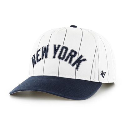 YANKEES DOUBLE HEADER PINSTRIPE '47 HITCH -WHITExNAVY-