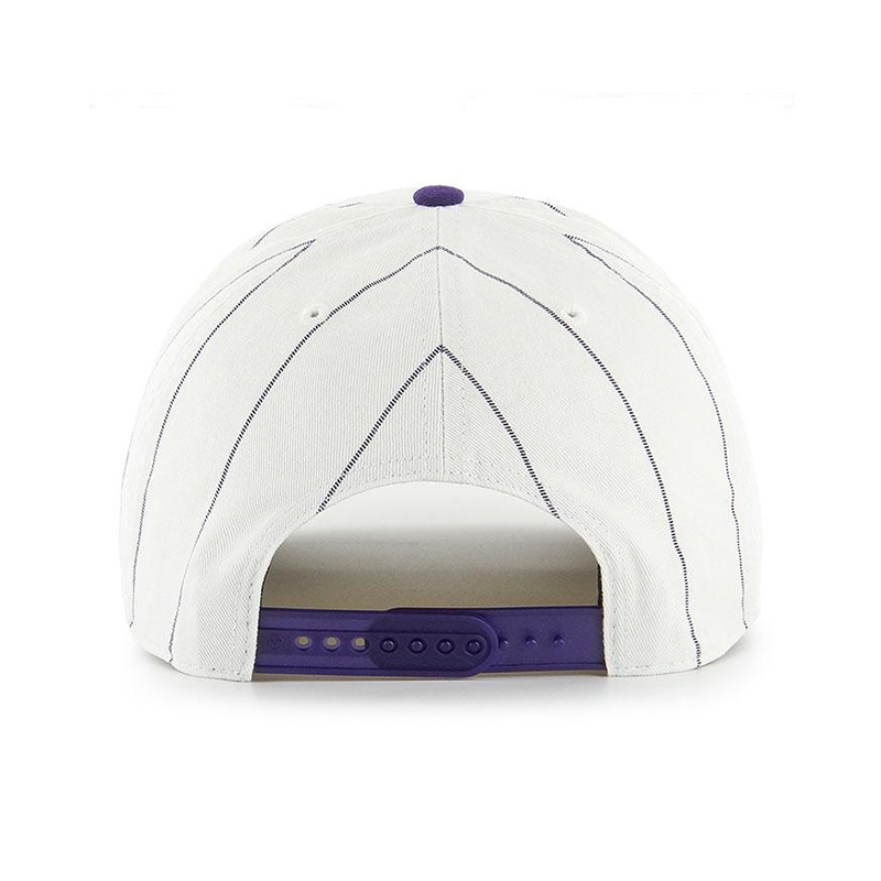 ROCKIES DOUBLE HEADER PINSTRIPE '47 HITCH -WHITExPURPLE-