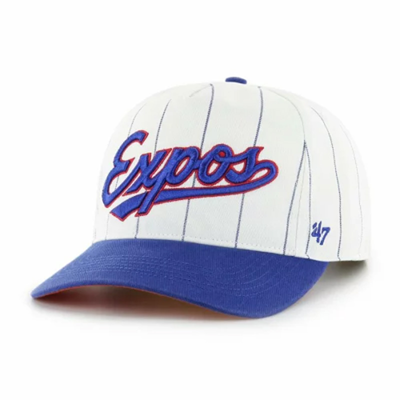 EXPOS DOUBLE HEADER PINSTRIPE '47 HITCH -WHITExBLUE-