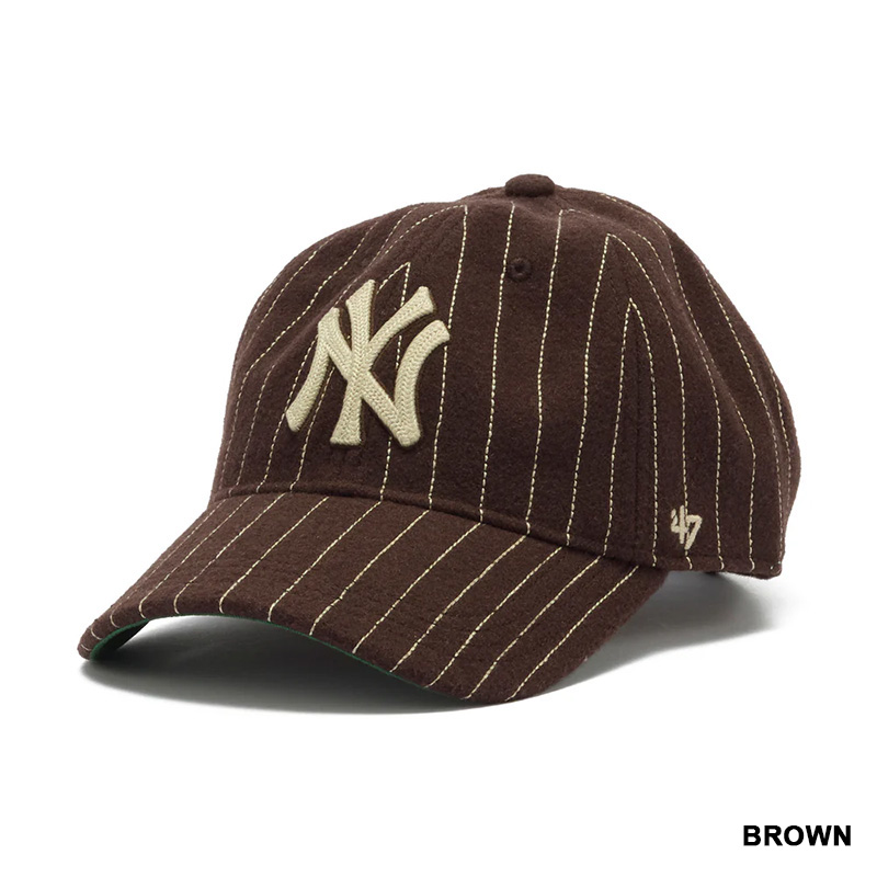 YANKEES WOOL PINSTRIPE 47 CLEAN UP -2,COLOR-