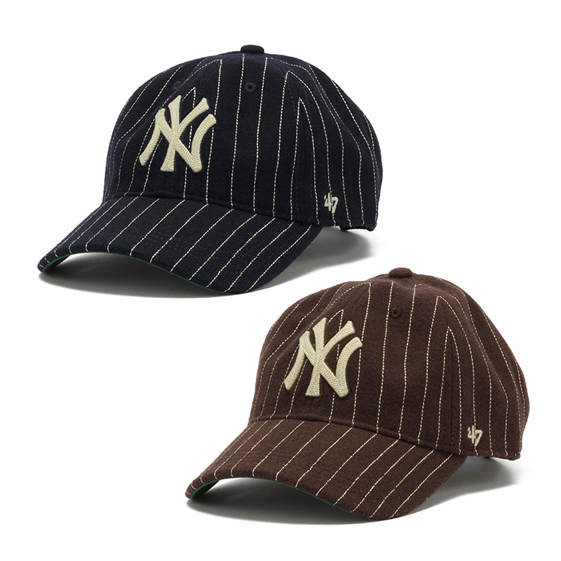 YANKEES WOOL PINSTRIPE 47 CLEAN UP -2,COLOR-