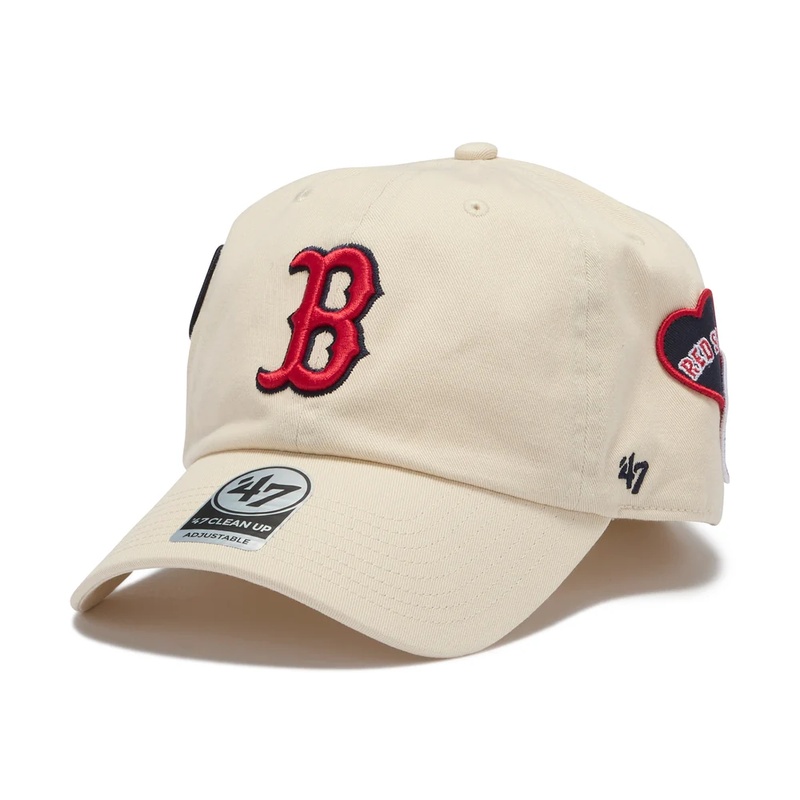 BADGE RED SOX CLEAN UP -NATURAL-