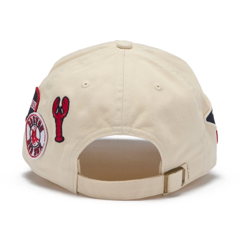BADGE RED SOX CLEAN UP -NATURAL-