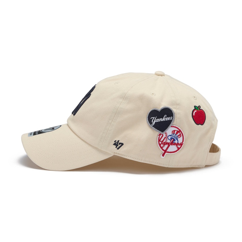 BADGE YANKEES CLEAN UP -NAVY-