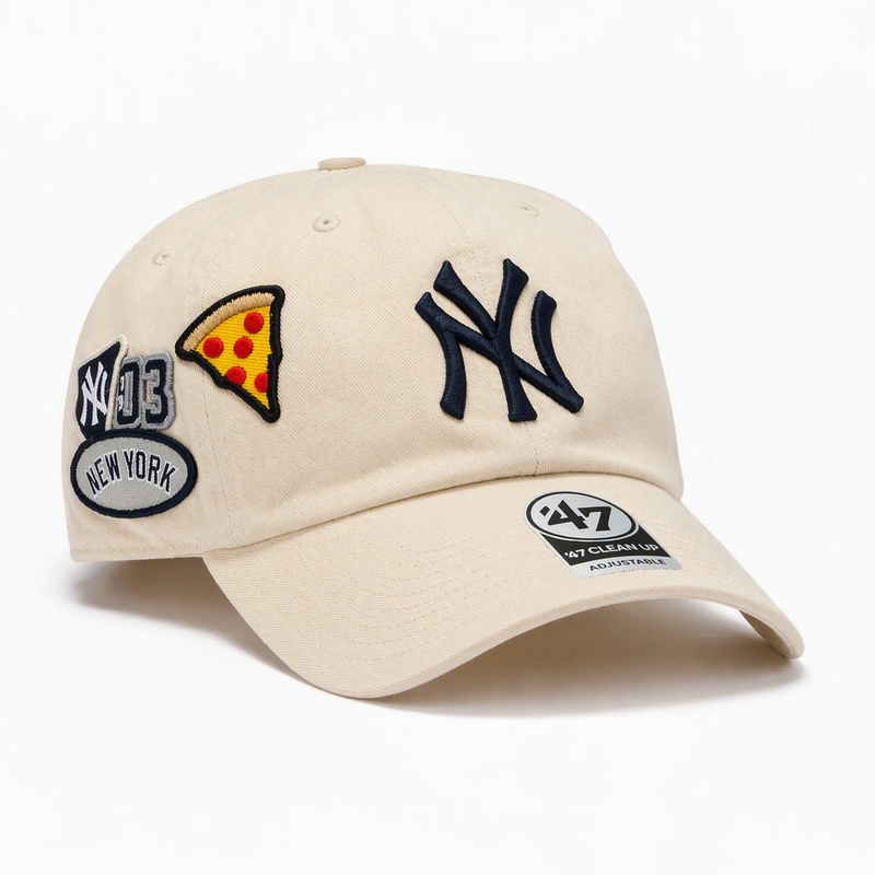 BADGE YANKEES CLEAN UP -NAVY-