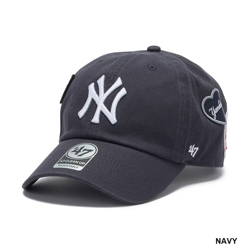BADGE YANKEES CLEAN UP -NAVY-