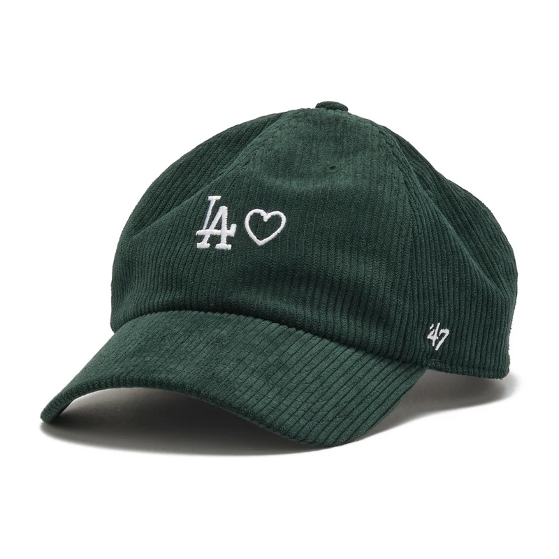 HEART BR DODGERS -GREEN-