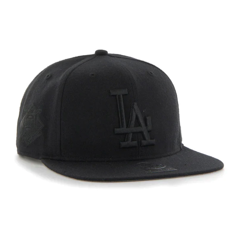 DODGERS SURE SHOT'47 CAPTAIN BLACK×BLACK LOGO