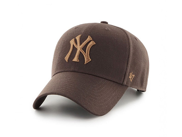 Yankeess Snapback'47 MVP Brown×Camel Logo -Brown×Camel Logo-