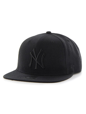 Yankees Sure Shot'47 CAPTAIN Black×Black Logo -BLACK×BLACK-