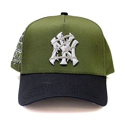 KEEP OUT FAKE LOVE(キープアウトフェイクラブ)/ WORLD FAMOUS NY SNAPBACK -OLIVE-